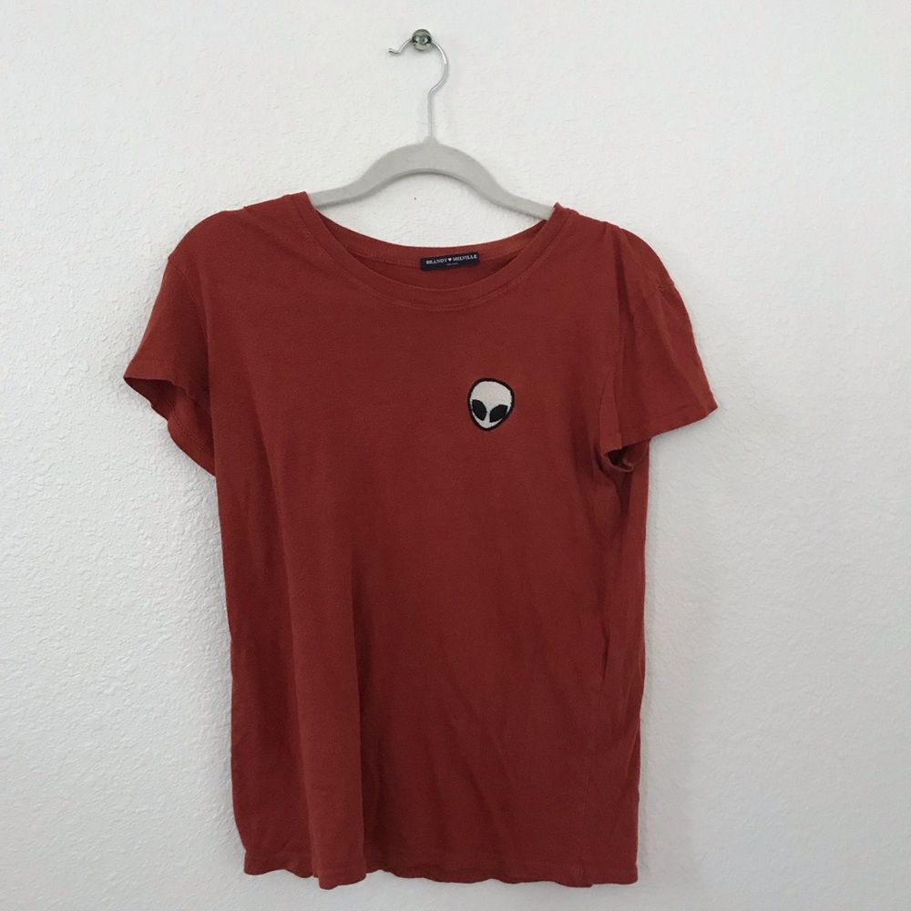 Brandy Melville Classic Alien T Shirt